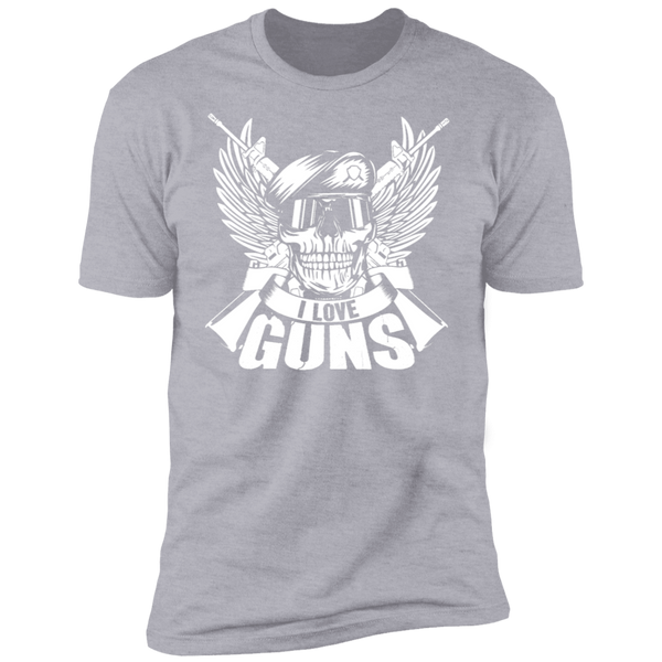 I Love Guns Short Sleeve T-Shirt