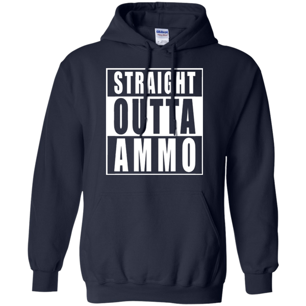 Straight Outta Ammo Pullover Hoodie 8 oz.