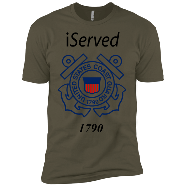 iSERVED COAST GUARD Premium Short Sleeve T-Shirt