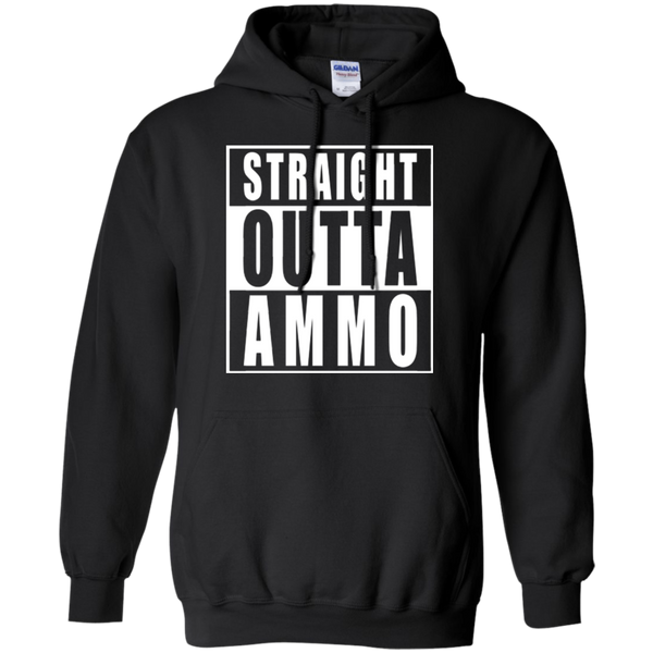 Straight Outta Ammo Pullover Hoodie 8 oz.